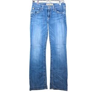 Big Star Womens Jeans Blue Denim Mid Rise Hazel Curvy Fit Stretch 29 Long